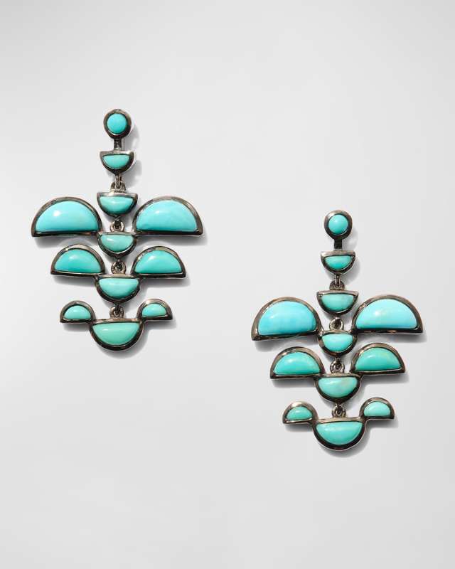 Phoenix Earrings in Turquoise